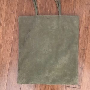 Baggu Flat Tote - Taupe Nubuck